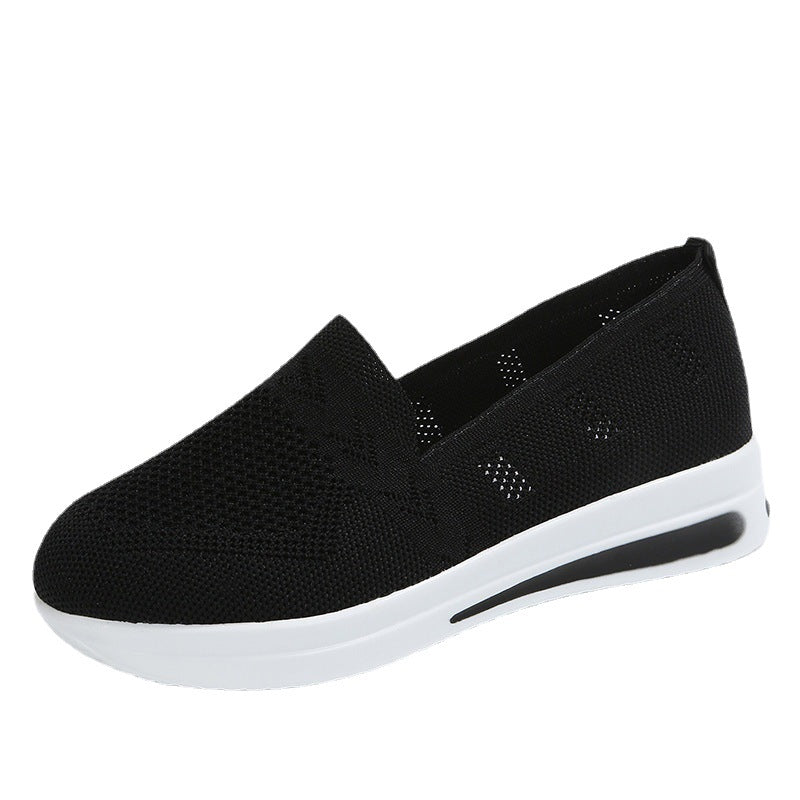 Dame Ergonomiske Slip-On Sneakers i åndbart Mesh-materiale Stilla