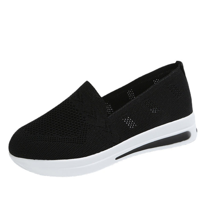 Dame Ergonomiske Slip-On Sneakers i åndbart Mesh-materiale Stilla