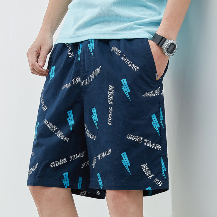 Herren afslappede Badebukser med elastisk talje og praktisk lomme design Stilla