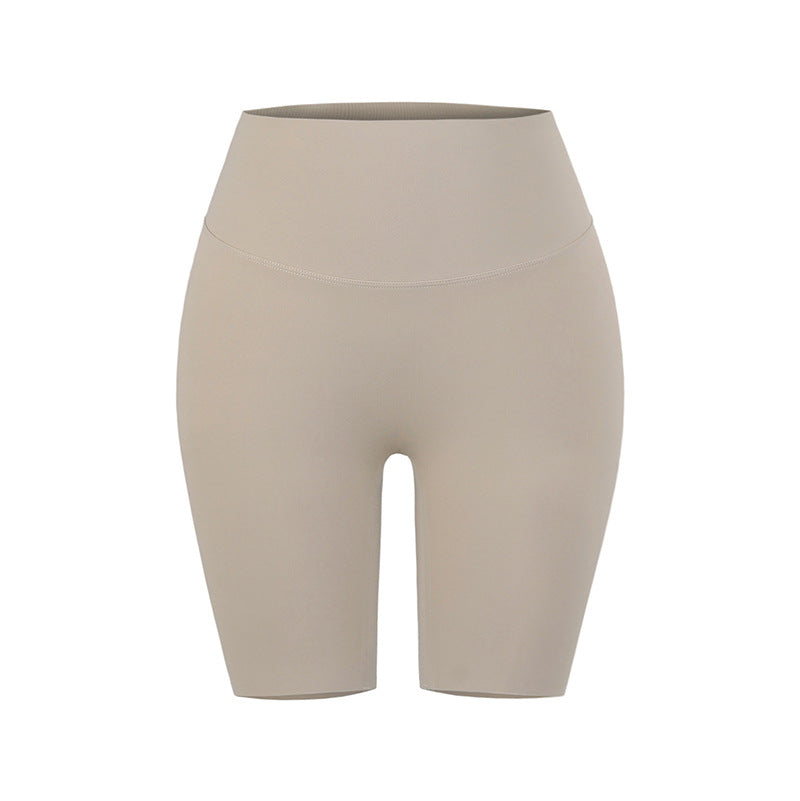 Dame high-waist sportshorts med åndbart materiale og elastisk komfortbånd Stilla