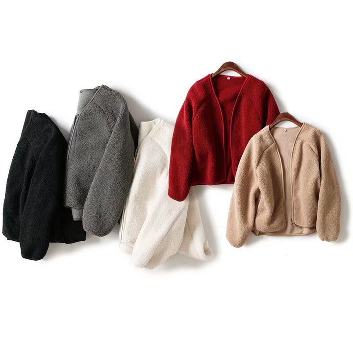 Kvinders hyggelige fleecejakke med fuld lynlås Stilla