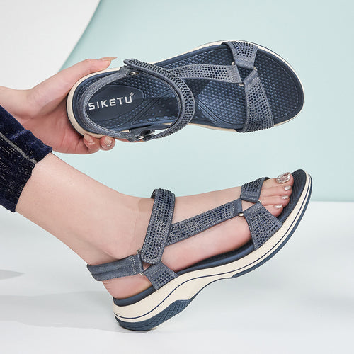 Dame komfortable sandaler med åndbare stropper Stilla