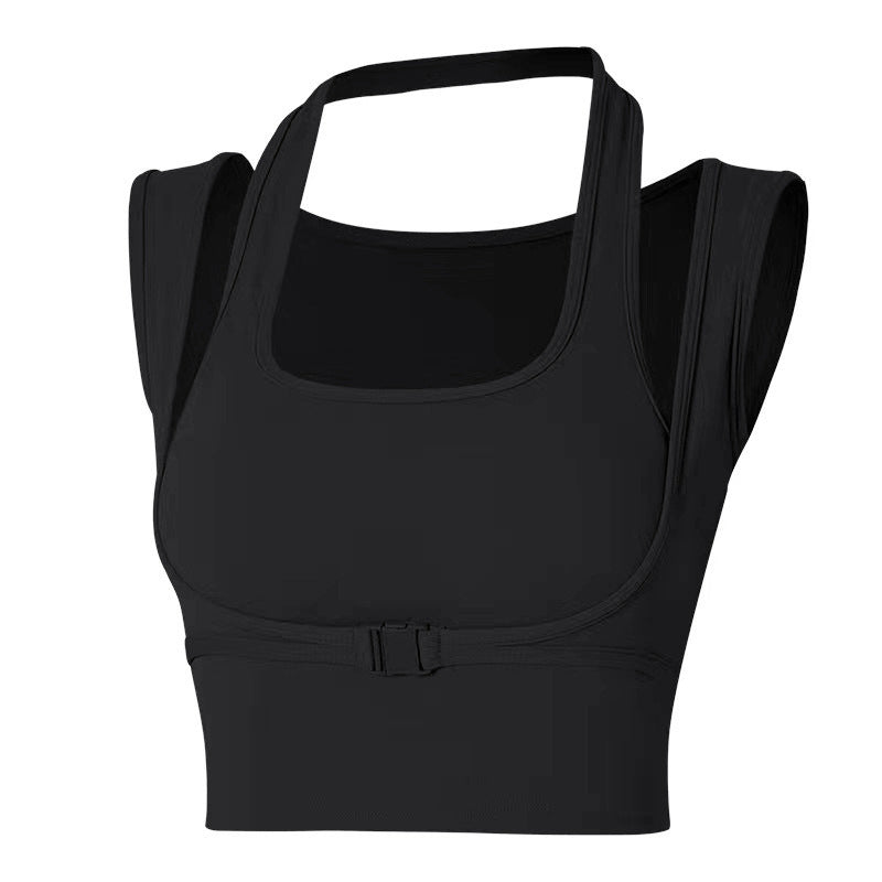 Dame Sporty Crop-Top med innovativt rygdesign og åndbare egenskaber Stilla