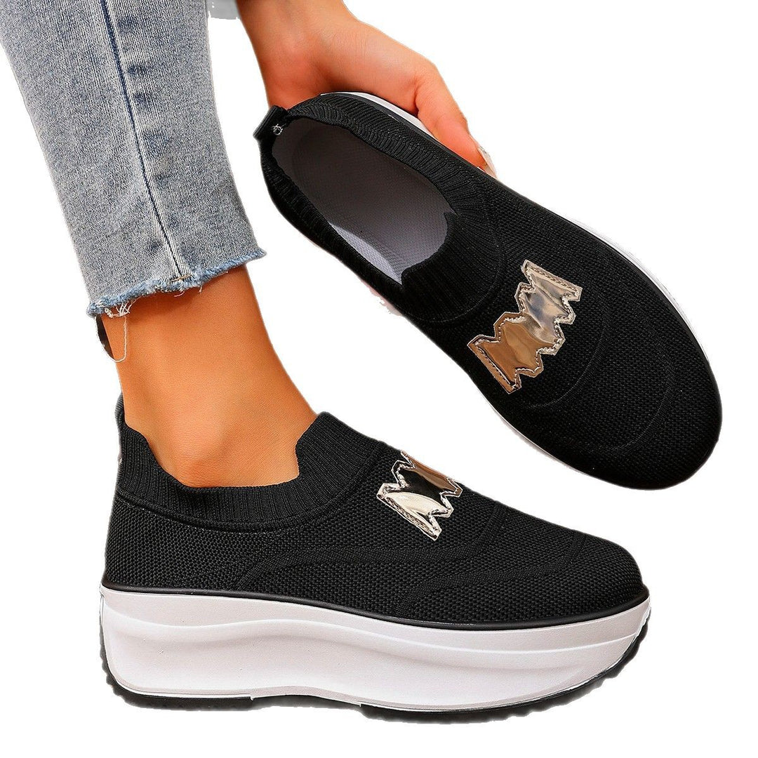 Dame Komfortable Slip-On Sneakers med moderigtigt design Stilla