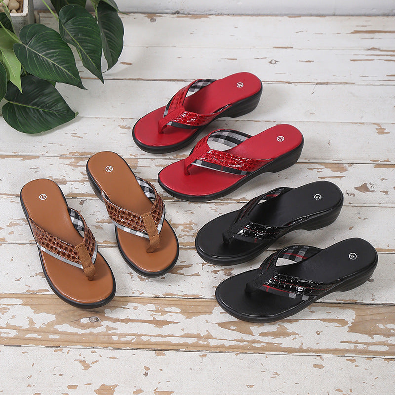 Dame fashionable flip-flops Stilla