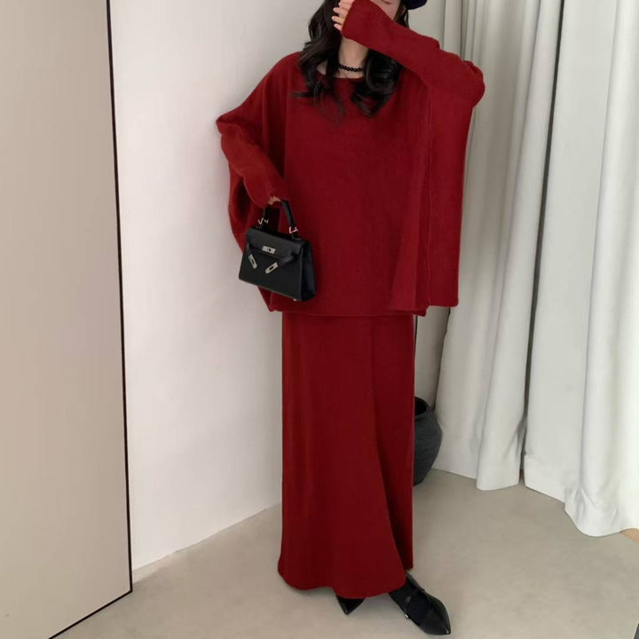 Dame Elegant Oversized Strik Sweater lavet af blødt materiale Stilla
