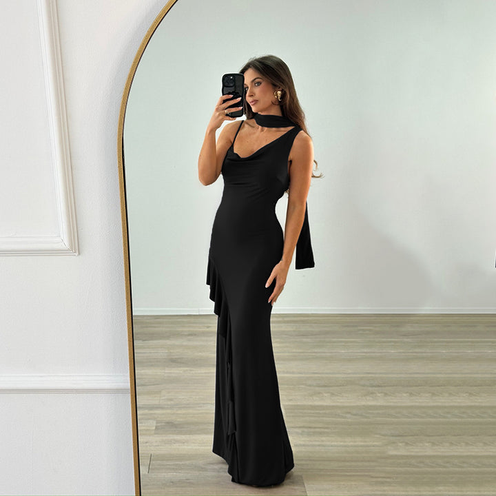 Dame Elegant Slids Aftenkjole Stilla