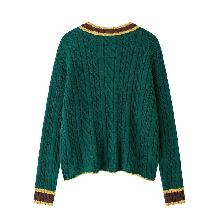 Femme Kabelstrik-Cardigan Stilla