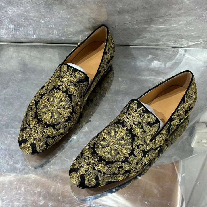 Femme Ornate Bestickte Slipper Stilla