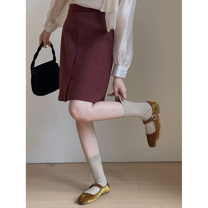 Dame strikpullover med struktureret rib-optik og elegant snit Stilla