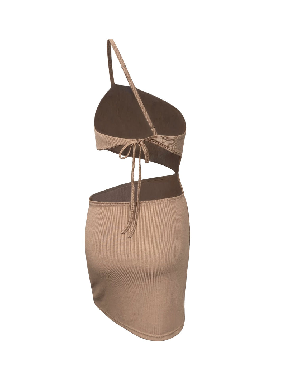 Stilla | Sexy Ærmeløs Rygløs Udsnit Fast Bodycon Midi Kjole