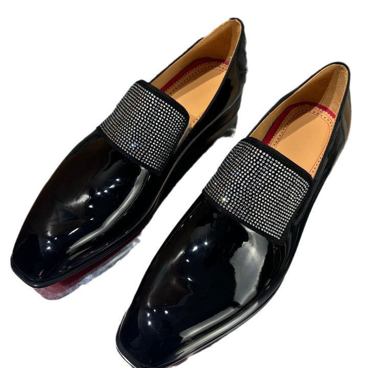 Herrer Glitrende Formelle Slipper Loafers Stilla