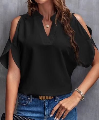 Dame Cold Shoulder Bluse Stilla