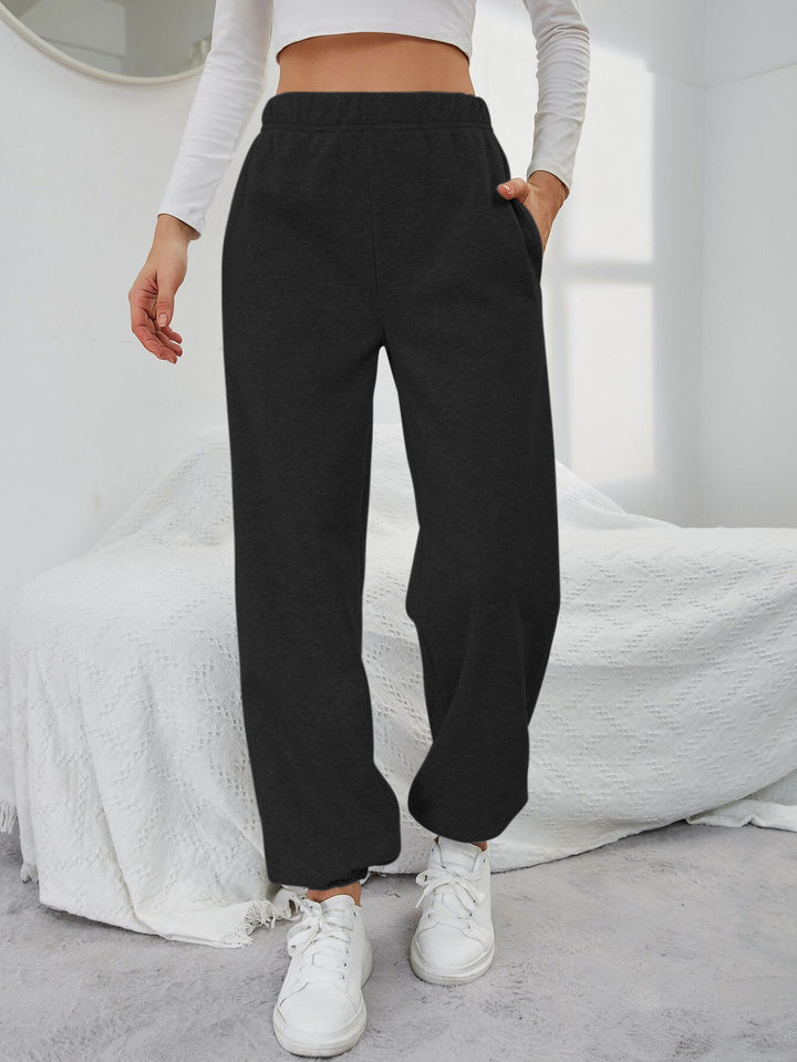 Kvinders afslappede sweatpants med elastisk talje og sidelommer Stilla