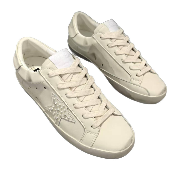 Femme Perle-dekoreret Fritids-sneakers Stilla