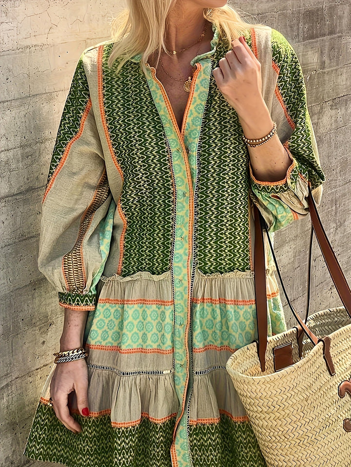 Femme Bohemian Midi Kjole Stilla