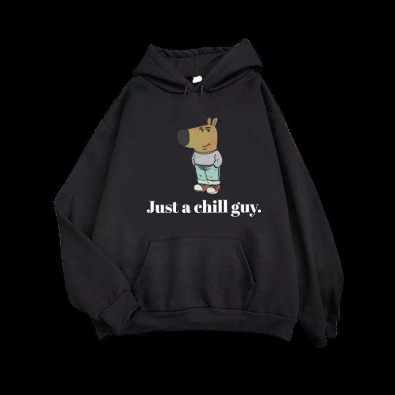 Kvinders hoodie med kreativt dyremotiv Skovae