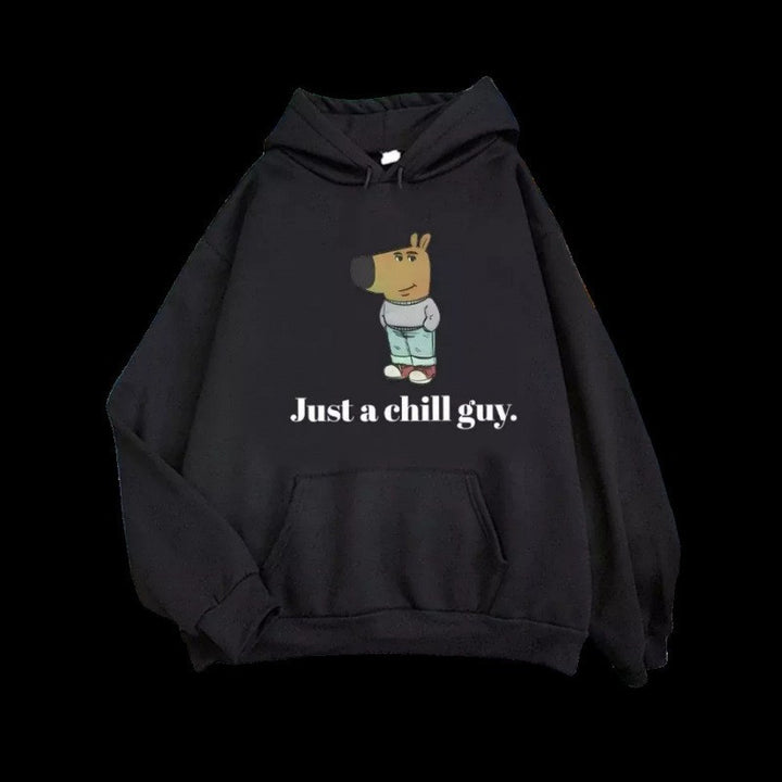 Kvinders hoodie med kreativt dyremotiv Skovae