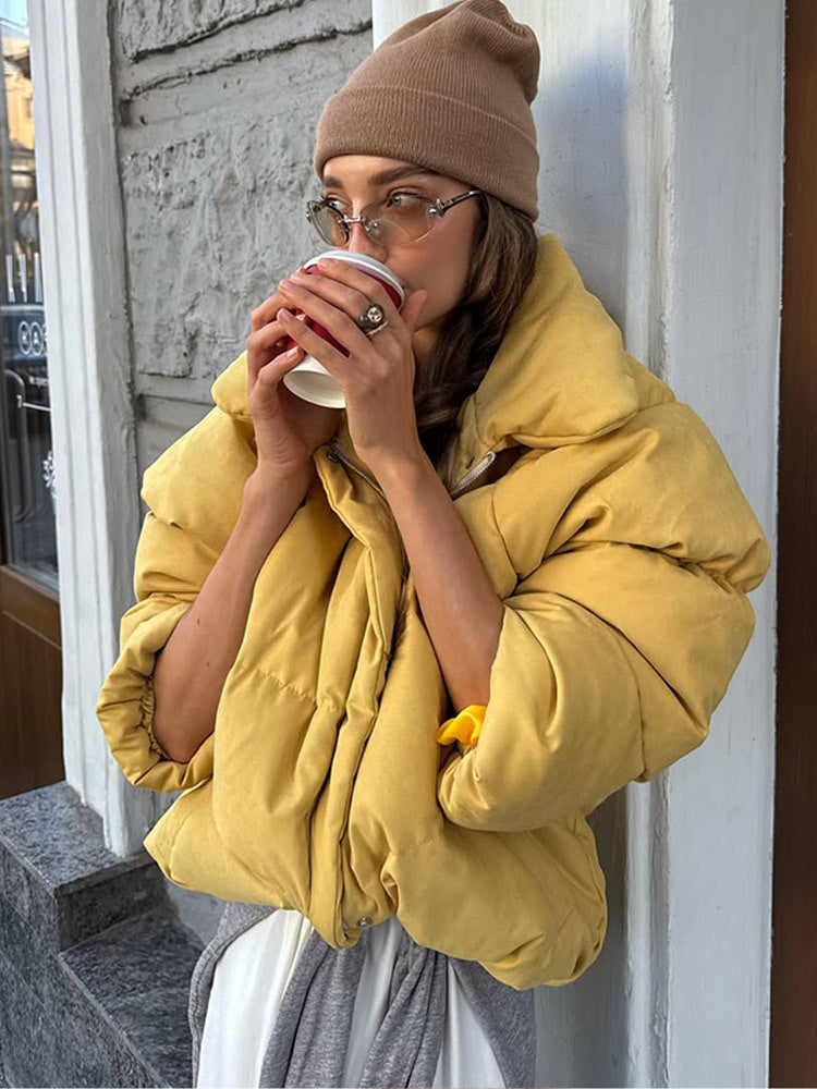Dame let oversized quiltet jakke Stilla