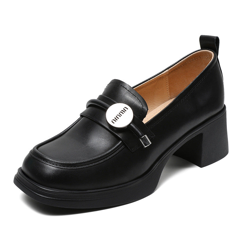 Dame Chic Blokhæl Slip-ons med dekorative accenter Stilla