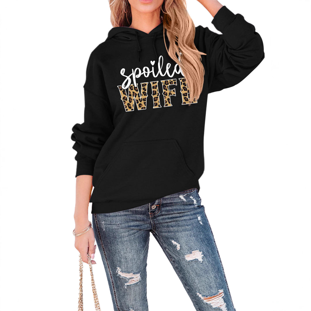 Kvinders hoodie med kreativ og elegant skrift Stilla