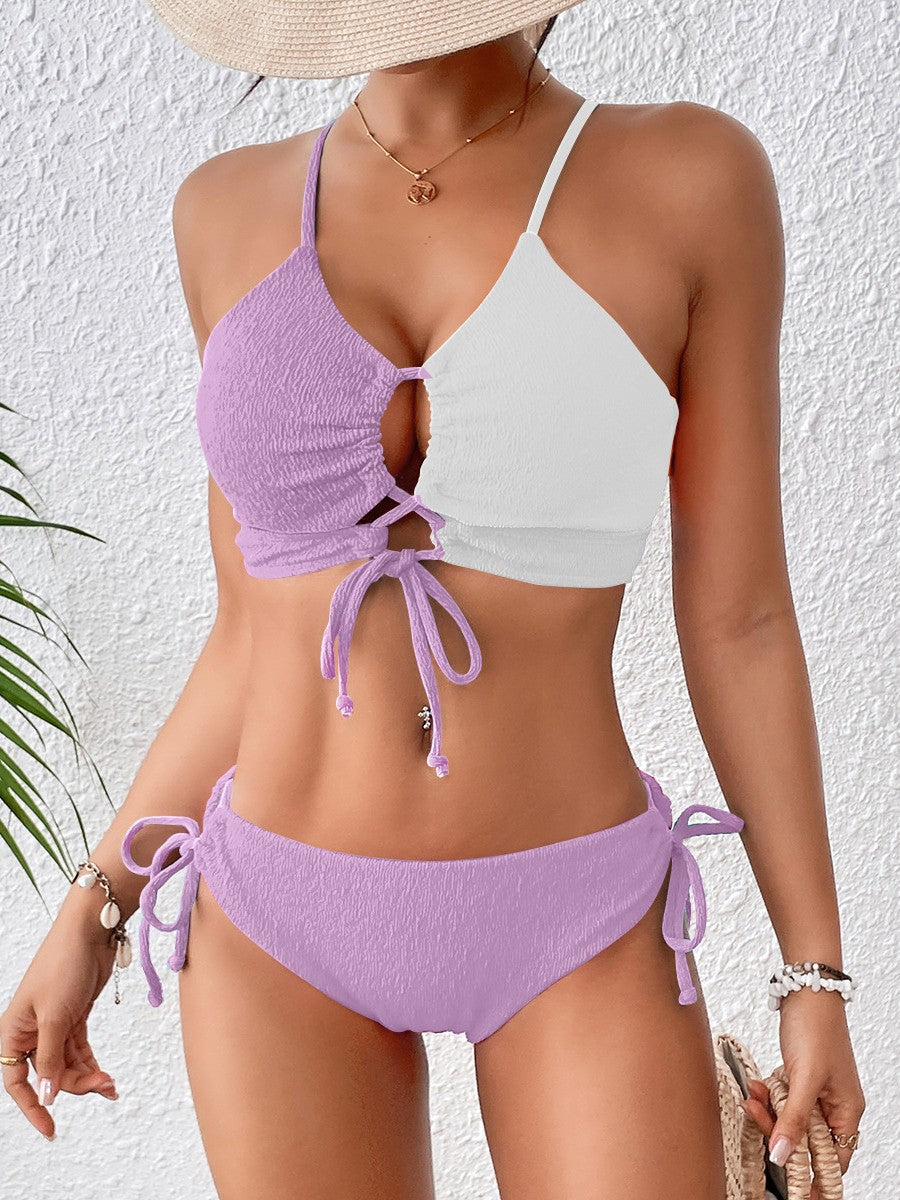 Dame struktureret Cut-Out Bikini Sæt Stilla