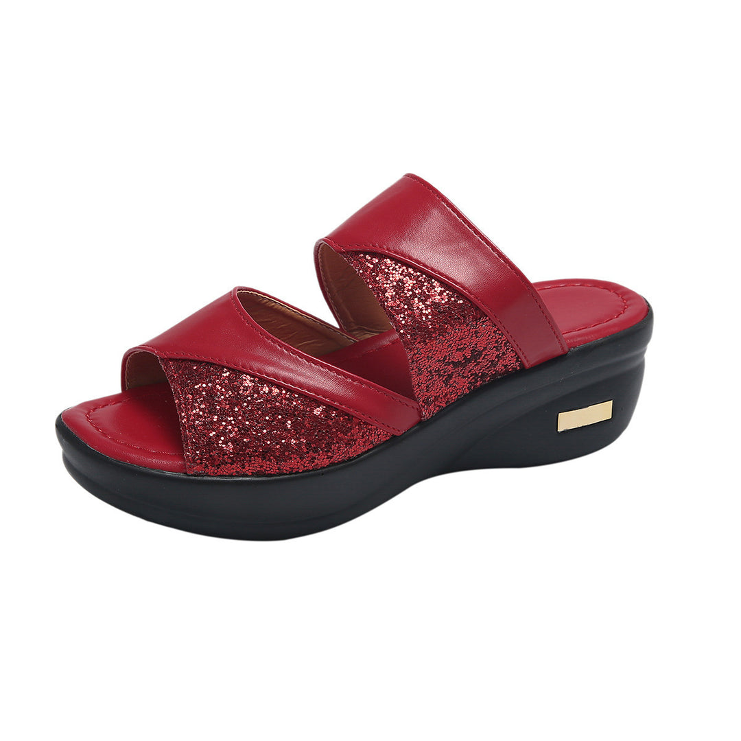 Dame Glamourøse Sandaler med glitrende accenter og skridsikker sål Stilla