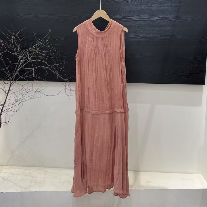 Femme Chic Lagdelt Maxi Kjole Stilla