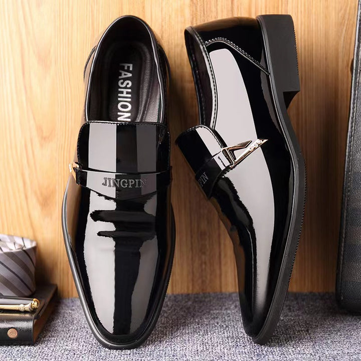 Herrer Luksuriøse Lacklæder Slippers Stilla