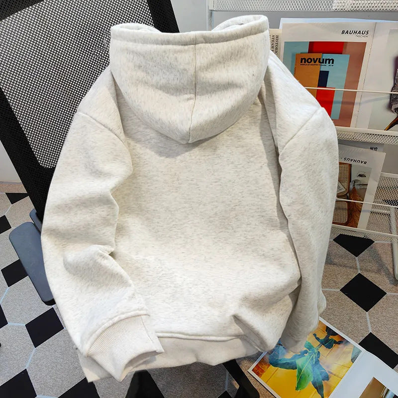 Kvindernes hætteh sweatshirt med trendy påskrift Stilla