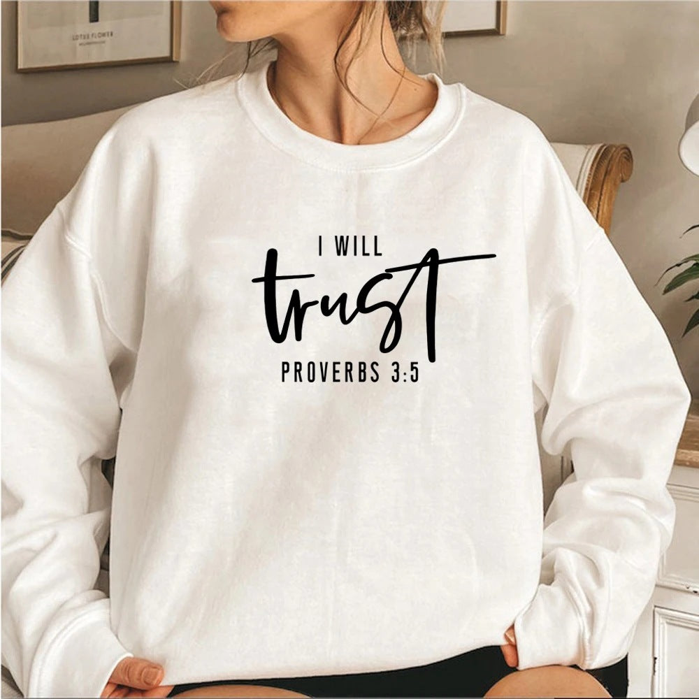 Kvinders sweatshirt med motiverende tekst og komfortabel pasform Stilla