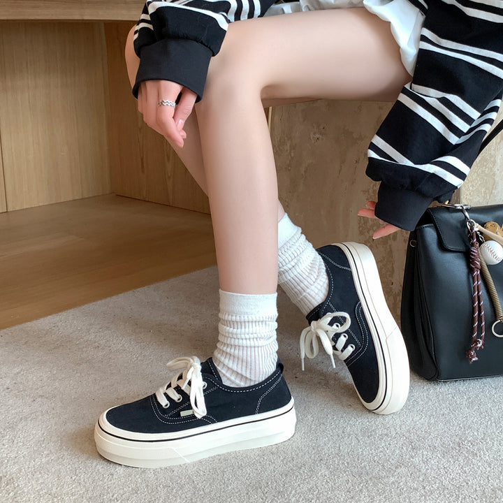 Kvinder Fritids Snøreplade Sneakers Stilla