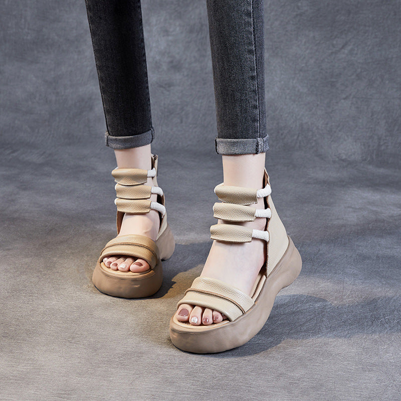 Femme Chunky Såle Riemchensandaler med unikt elastisk design Stilla