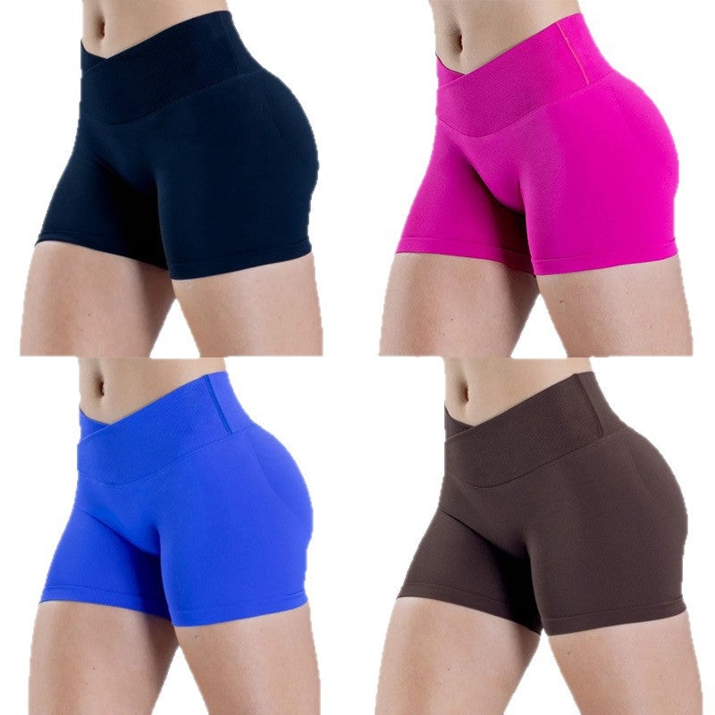 Damer sporty shorts med høj talje og figursyet snit Skovae