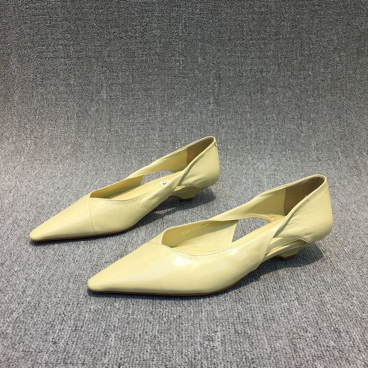 Dame Elegante Ballerinaer med raffinerede Cut-Outs Stilla