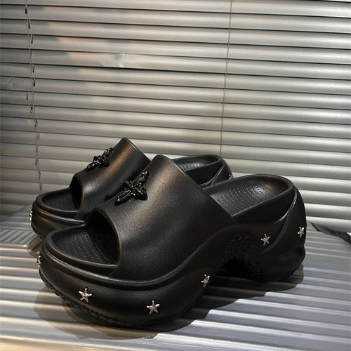 Damer Mode Clogs med pynt Stilla