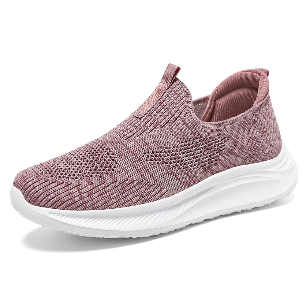 Damer Åndbare Slip-On Løbesko med elastisk Såle Stilla