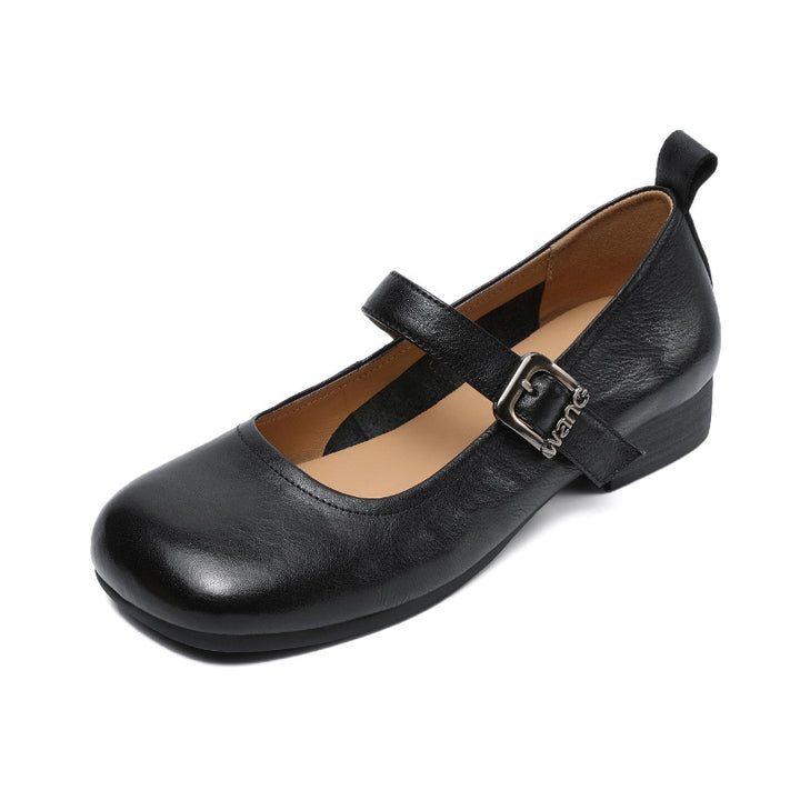 Dame Elegante Mary Jane Ballerinas med Behageligt Fodbed Stilla