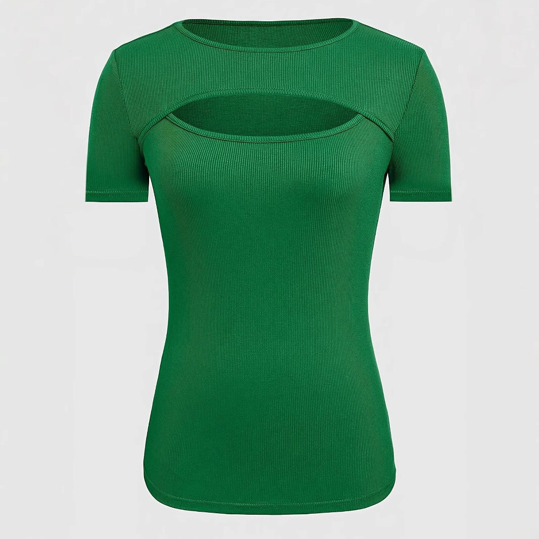 Dame Figurtilpasset overdel med cut-out-detaljer Stilla