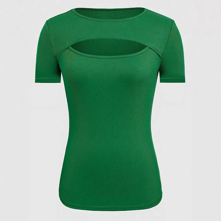 Dame Figurtilpasset overdel med cut-out-detaljer Stilla