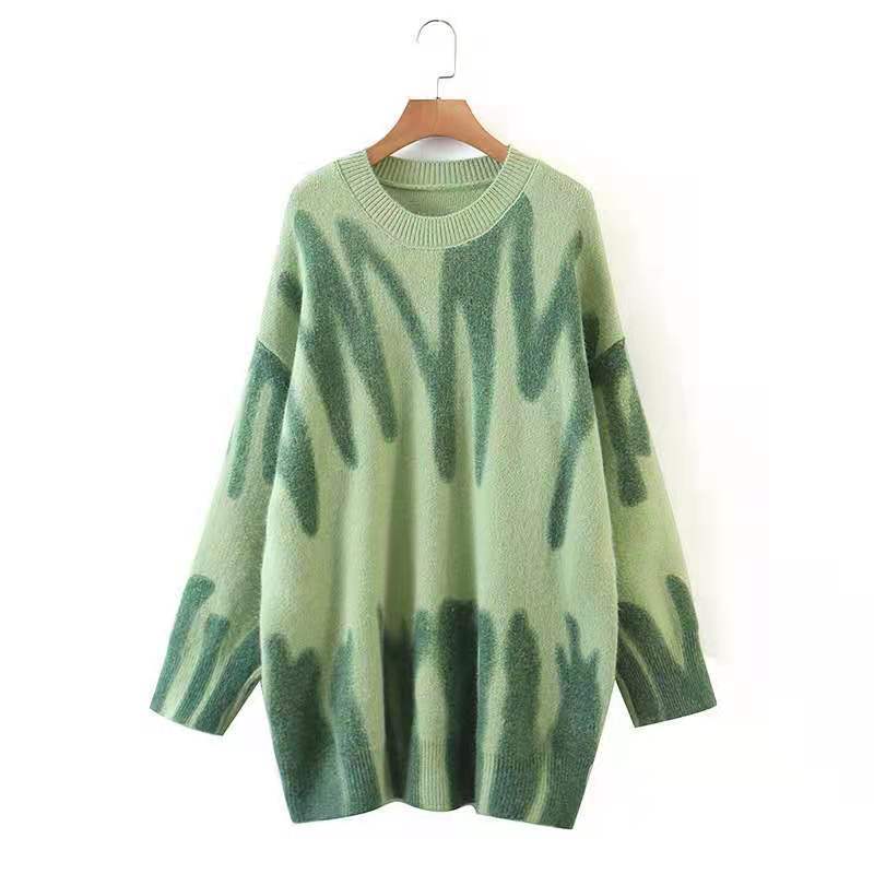 Kvinders oversized sweater med moderne gradient Stilla