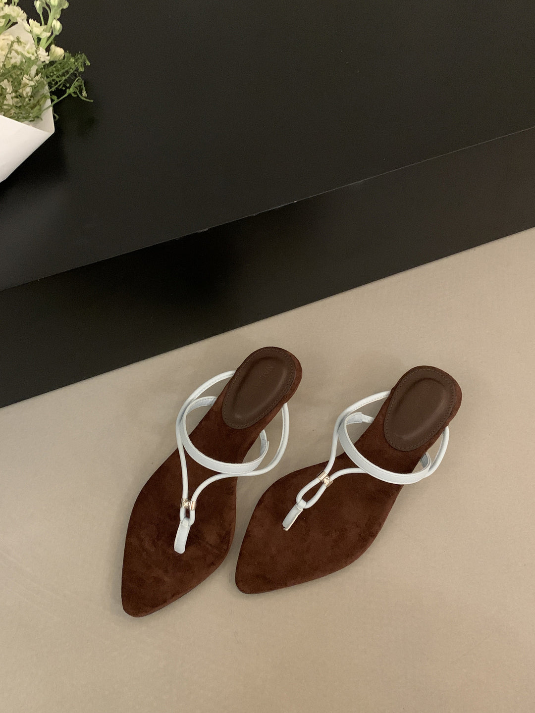 Dame Spidsesko Slingback Mules med justerbar ankelrem Stilla