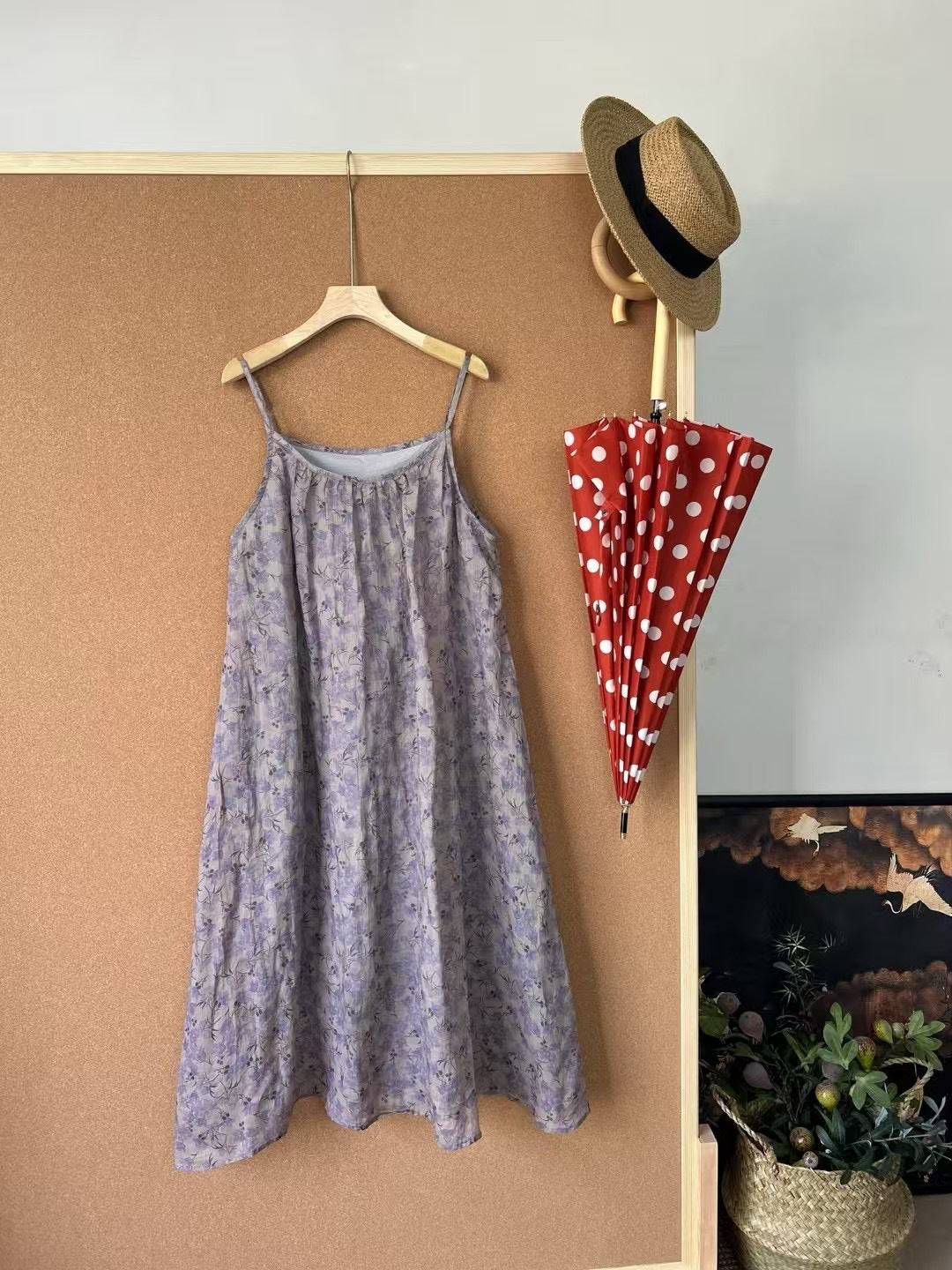 Femme Patchwork Maxi Kjole Stilla