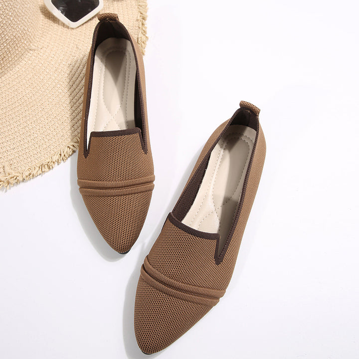 Dame Smarte Spidsede Slip-On Ballerinaer Stilla