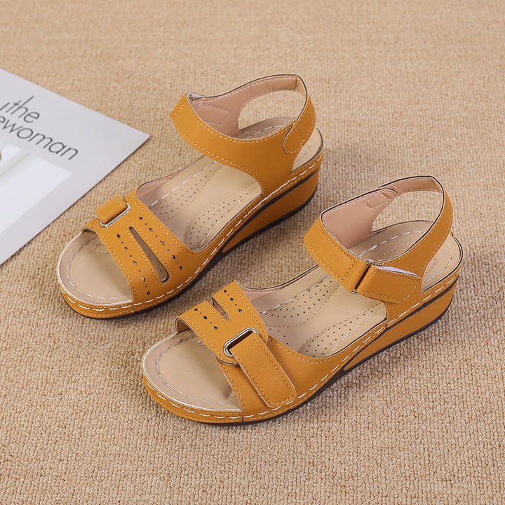 Dame Wedge-sandaler med justerbar rem og anatomisk fodseng Stilla