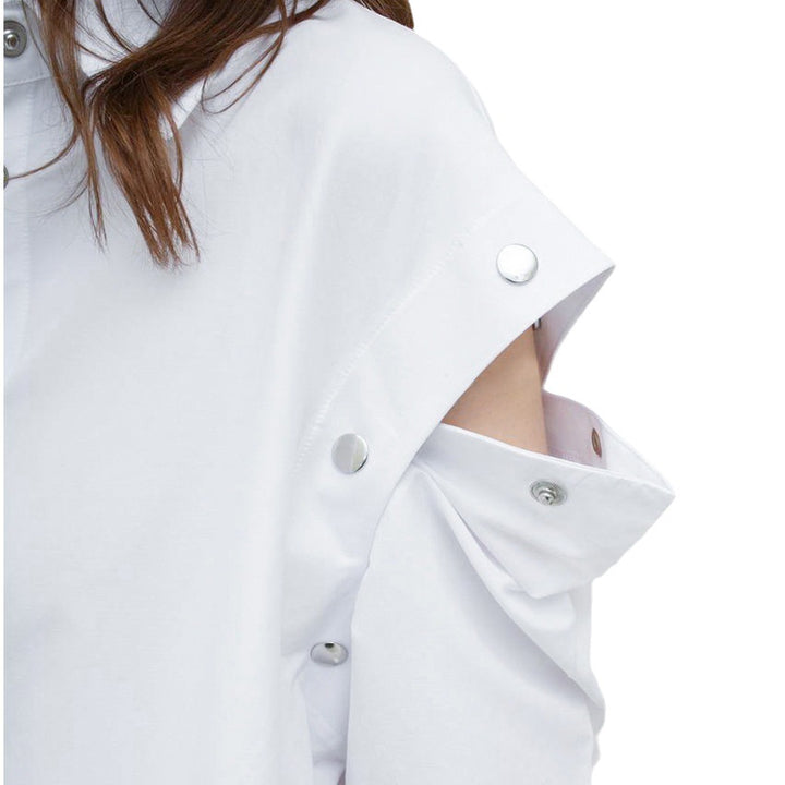 Dame Oversized Skjorte med struktureret design og modige detaljer Stilla