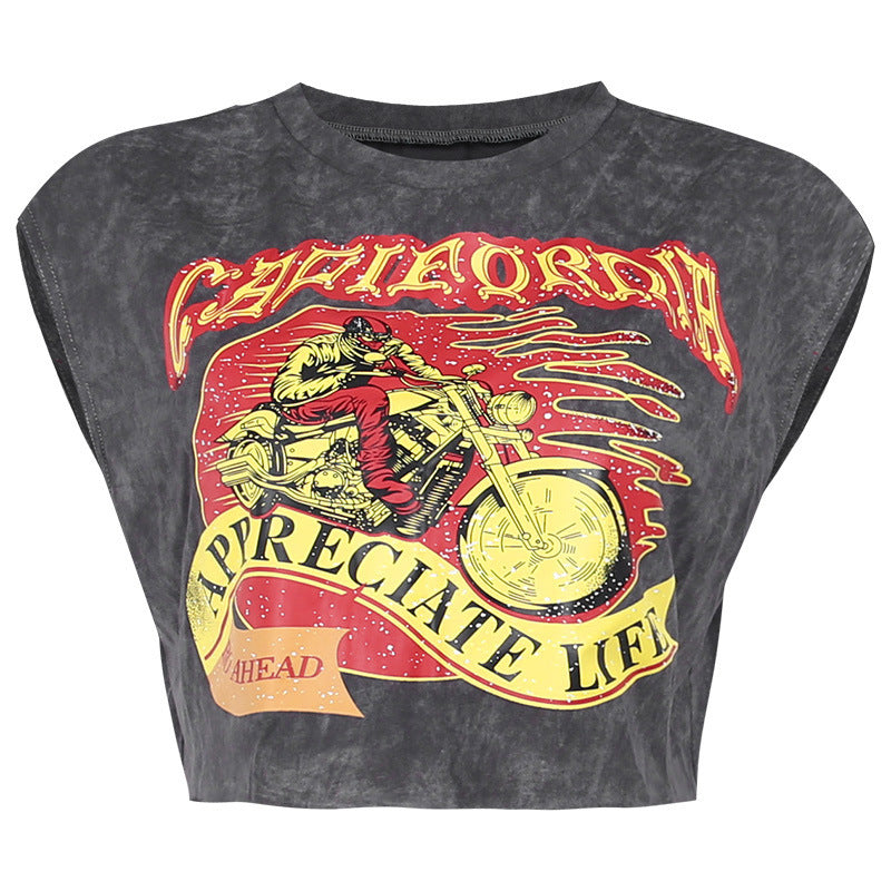 Kvinders Vintage Grafik T-shirt Stilla