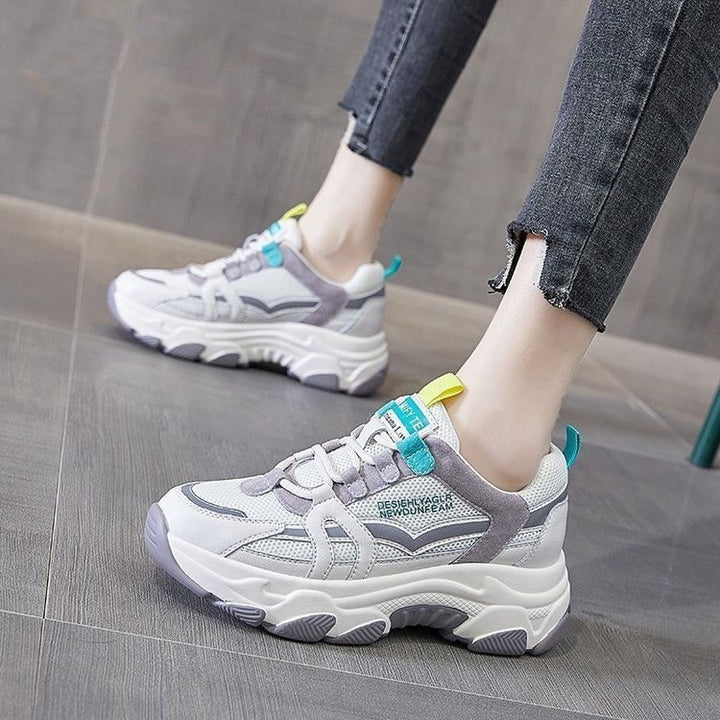 Dame Sporty Sneakers med professionel dæmpningsteknologi og åndbart mesh-oberflade Stilla