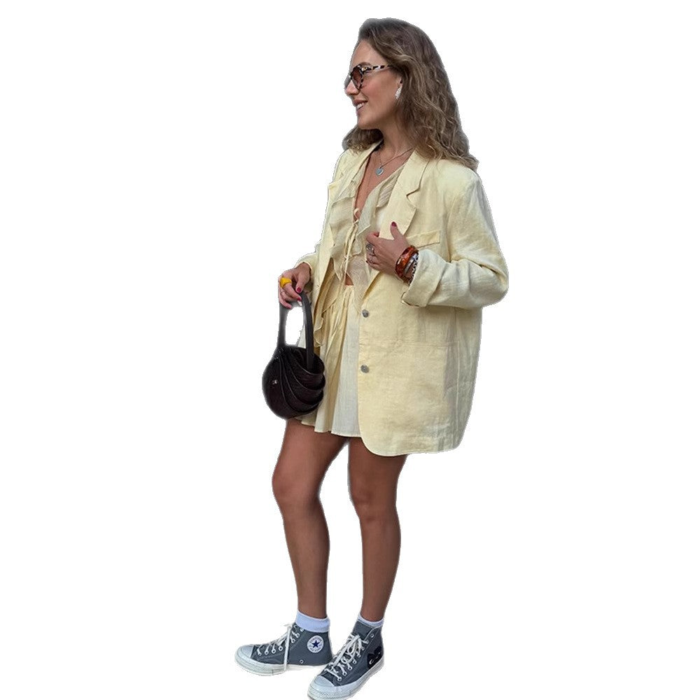 Dame blazer med afslappet pasform Stilla