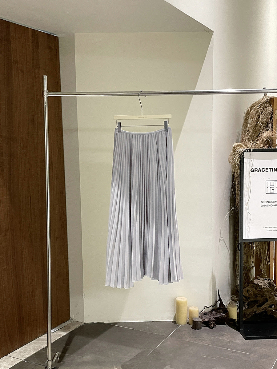 Dame Faltende Midikjole med elegant snit Stilla